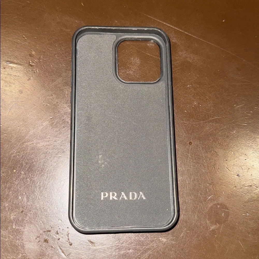 Prada Silver Crystal iPhone Case